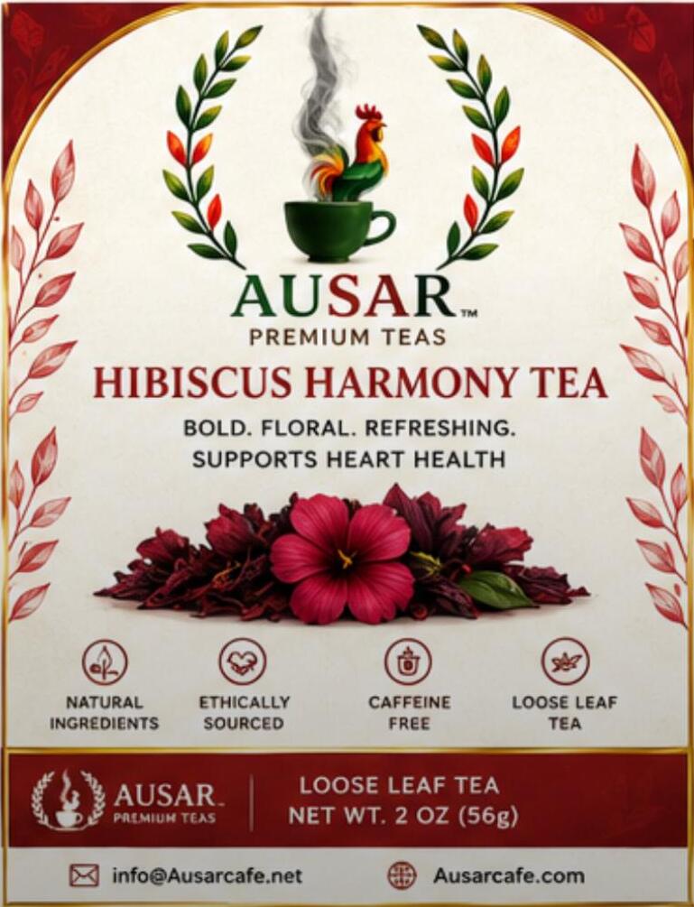 Ausar Hibiscus Tea — Rare Kenyan Ceremonial Tea
