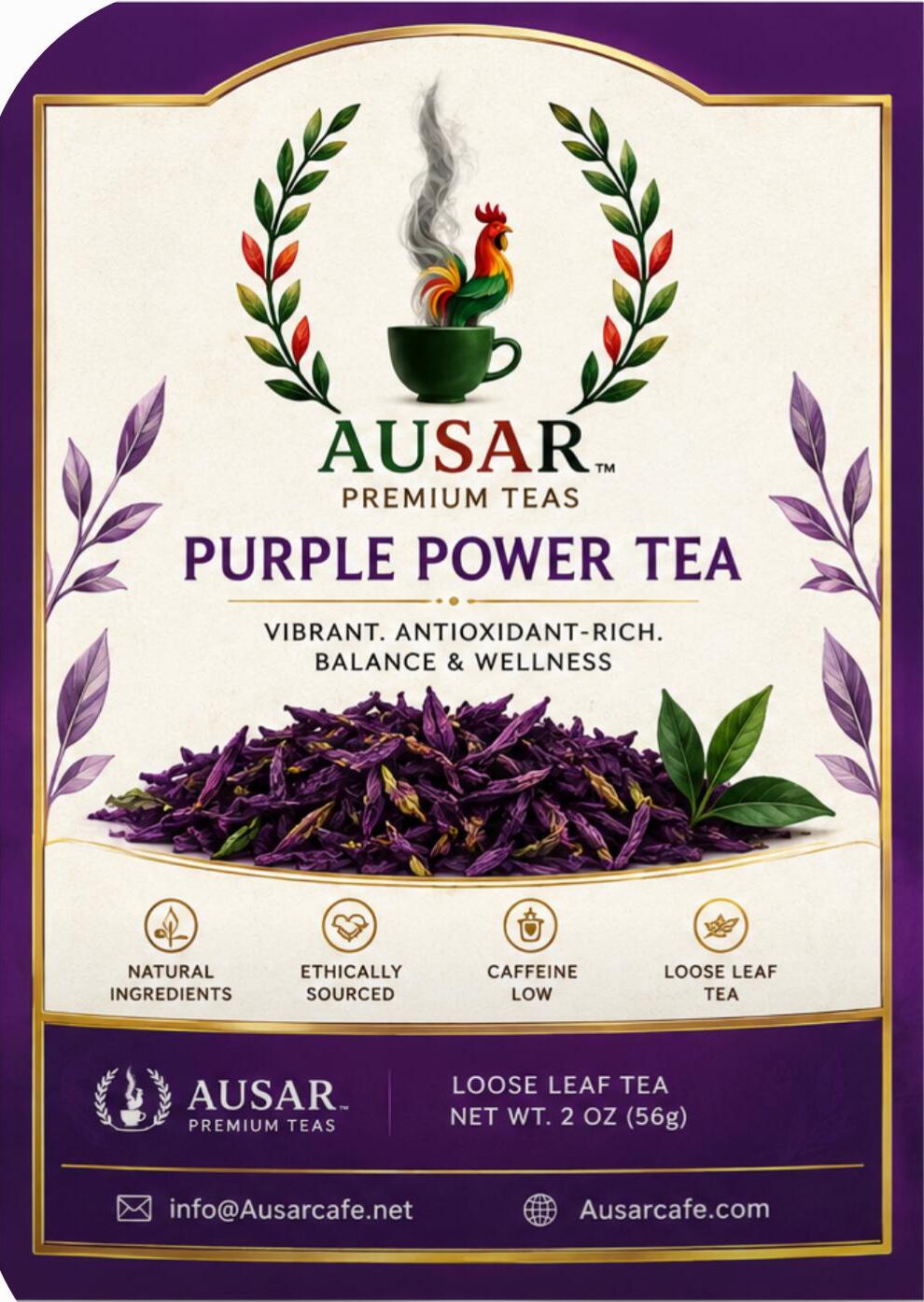 Ausar Purple Tea — Rare Kenyan Ceremonial Tea